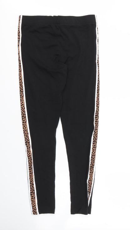 Womens UK Size S Preworn  Carrot Black Leggings