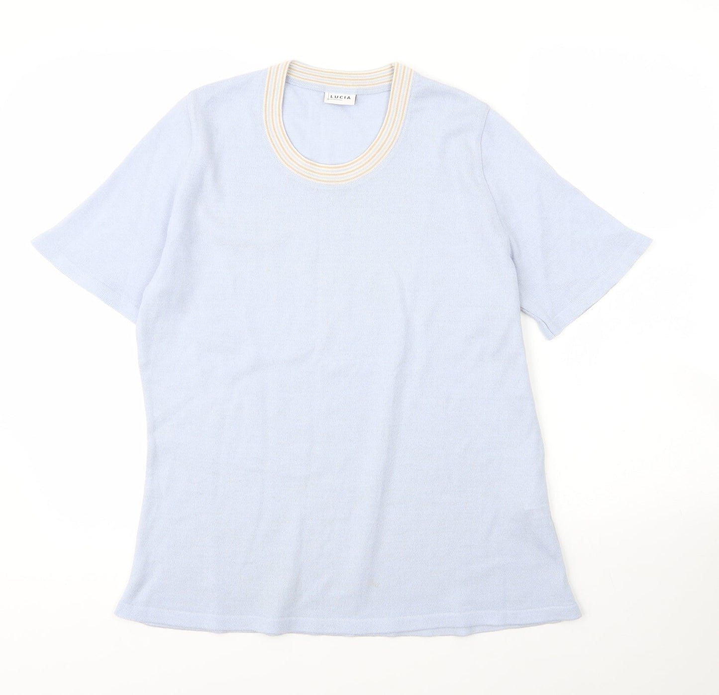 Womens UK Size 18 LUCIA Blue Basic Blouse