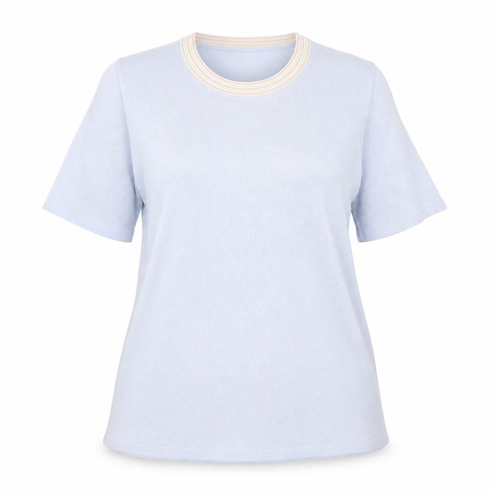 Womens UK Size 18 LUCIA Blue Basic Blouse