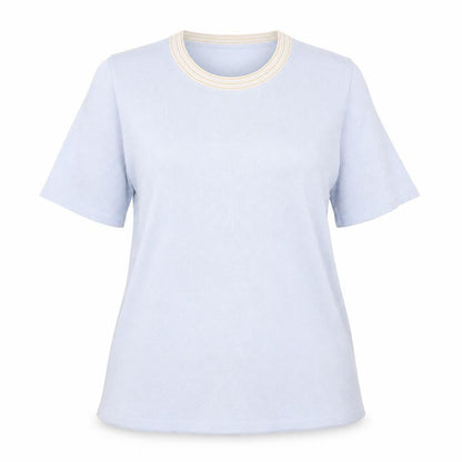 Womens UK Size 18 LUCIA Blue Basic Blouse