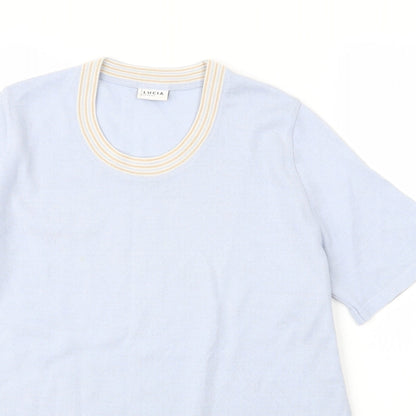 Womens UK Size 18 LUCIA Blue Basic Blouse