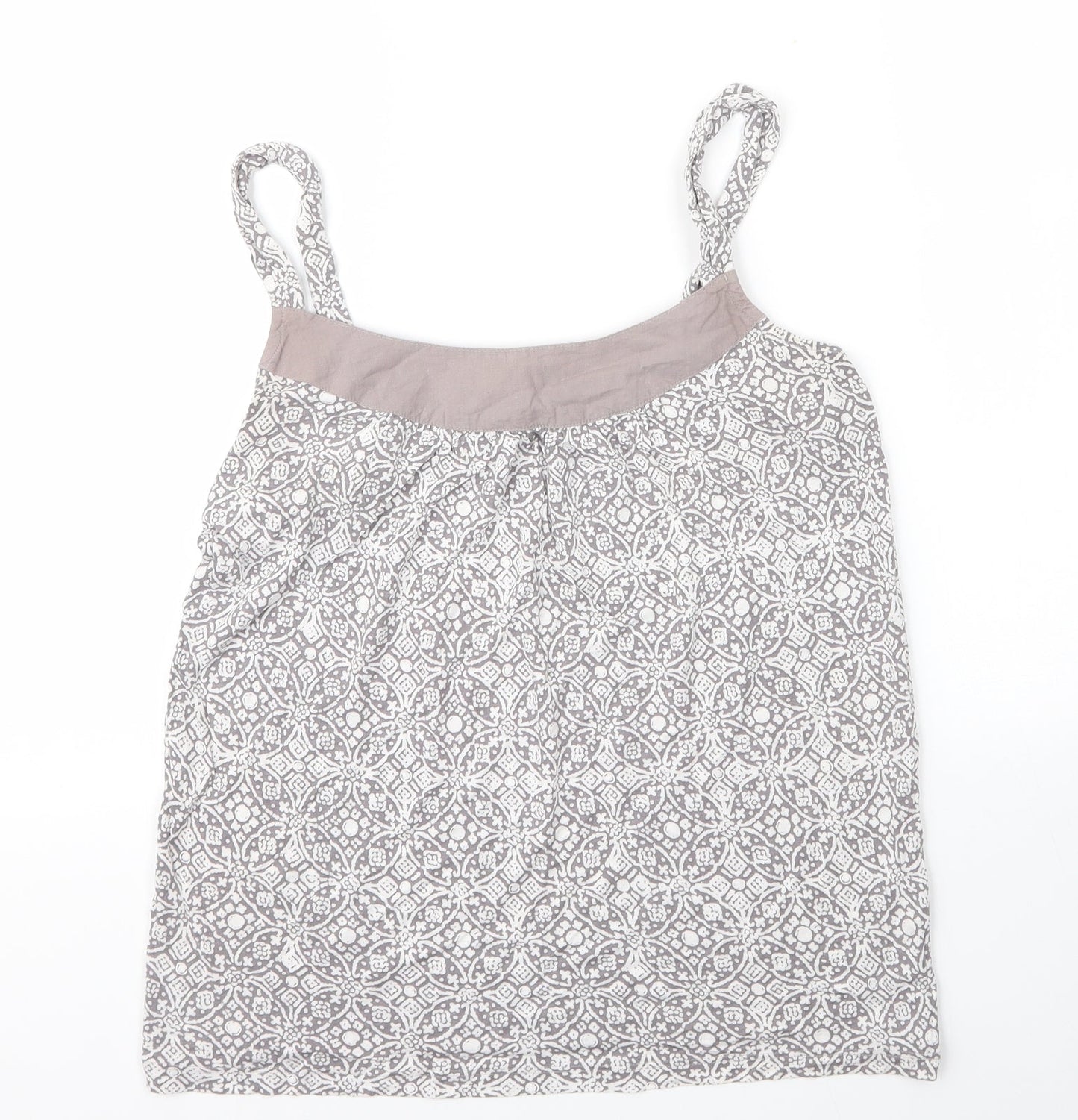 Womens UK Size 12 Monsoon Grey Camisole Blouse