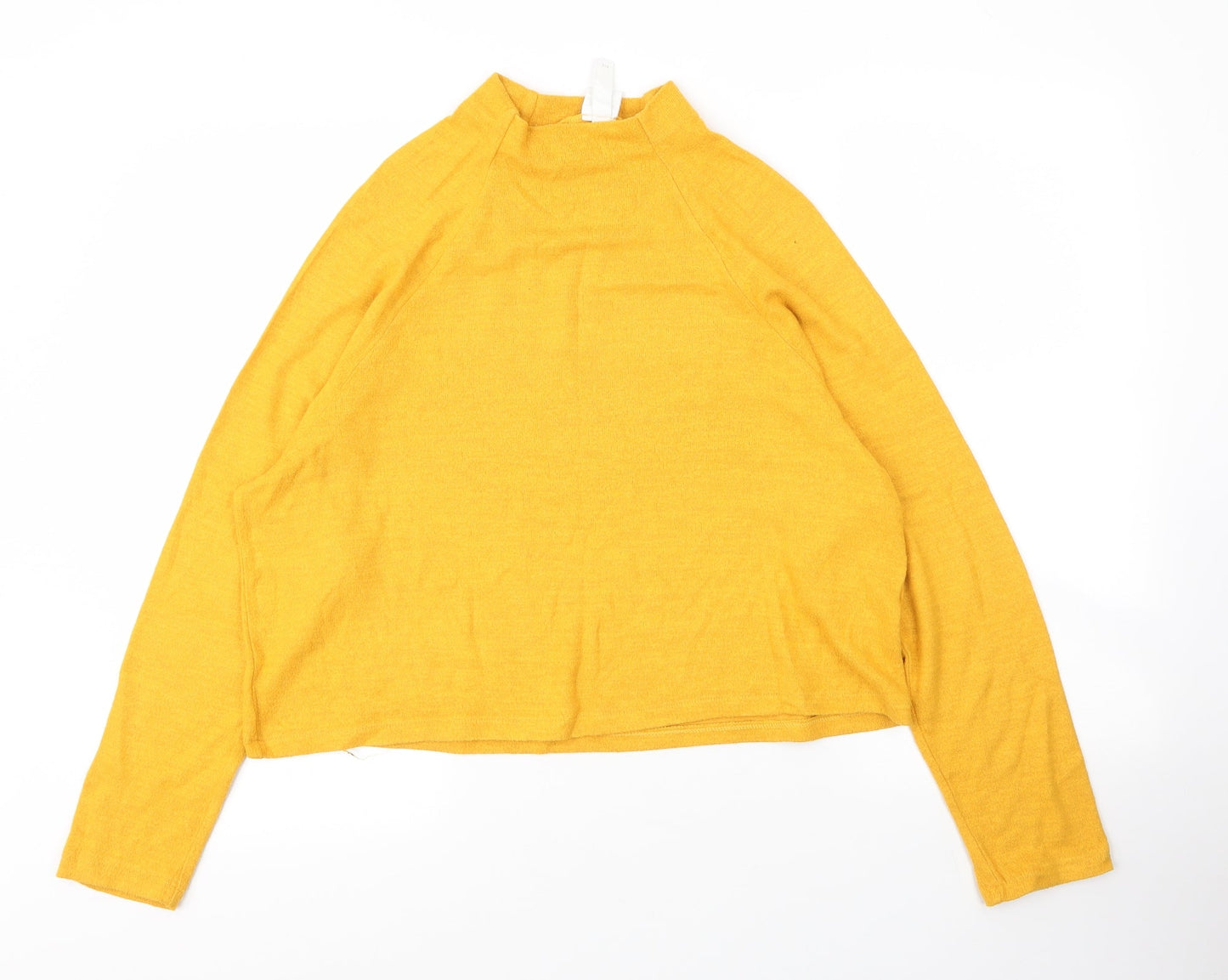 Womens UK Size S H&M Yellow Pullover Jumper