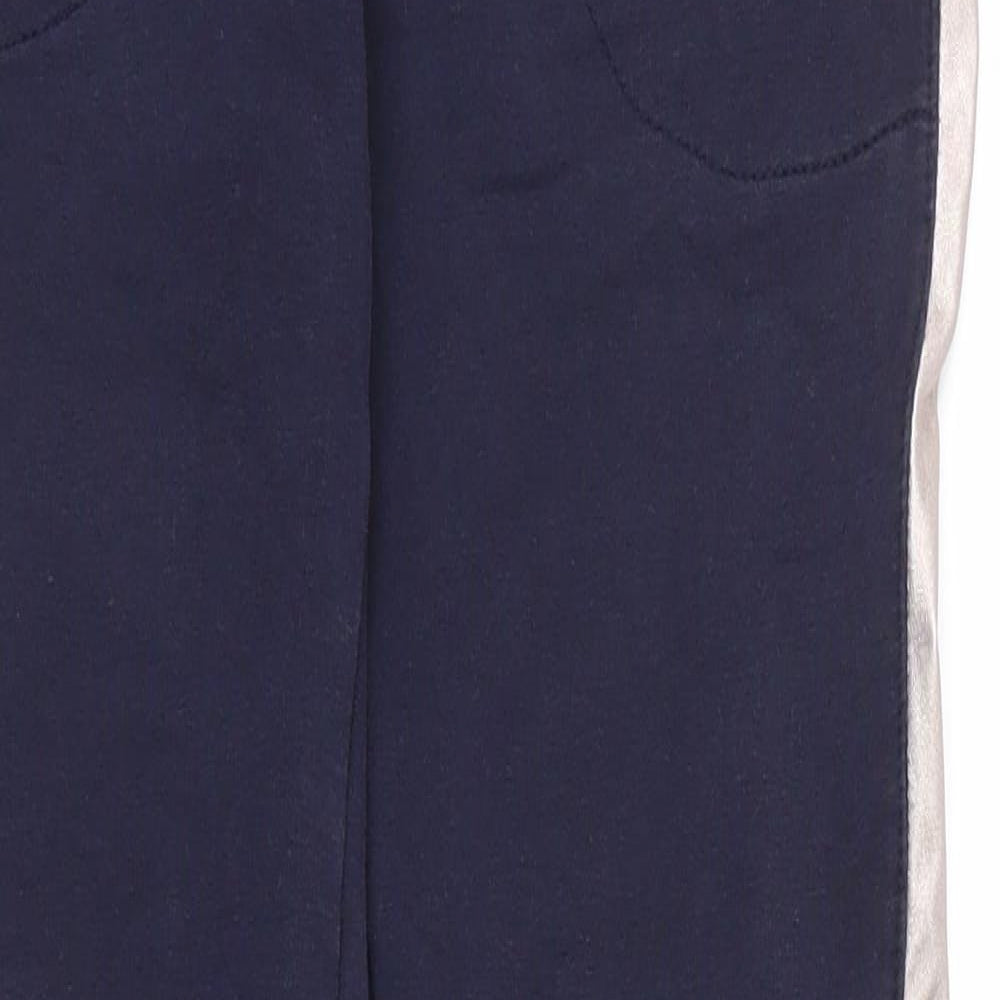 Preworn Boys Blue  Cotton Sweatpants Trousers Size M L25 in Regular Drawstring