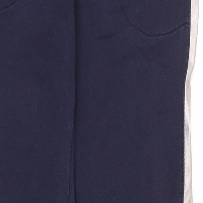 Preworn Boys Blue  Cotton Sweatpants Trousers Size M L25 in Regular Drawstring