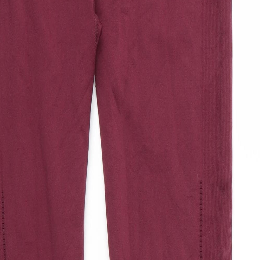 Womens UK Size M Workout  Carrot Purple Leggings
