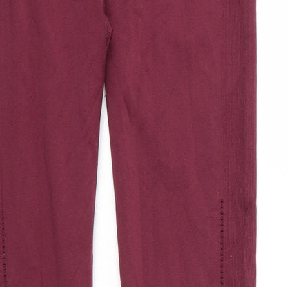 Womens UK Size M Workout  Carrot Purple Leggings