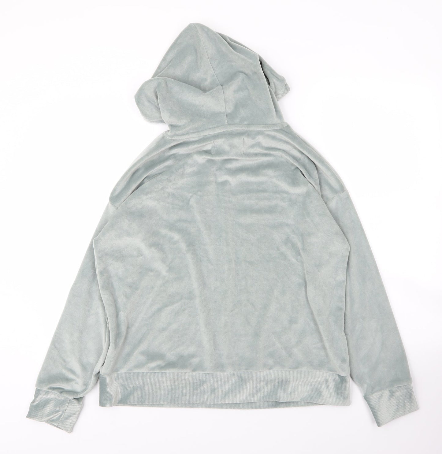 George Womens Green High Neck  Polyester Pullover Jumper Size 12