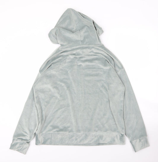 George Womens Green High Neck  Polyester Pullover Jumper Size 12