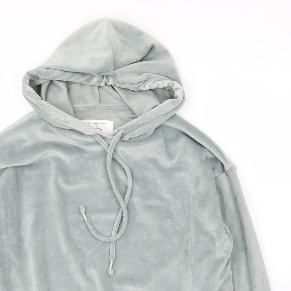 George Womens Green High Neck  Polyester Pullover Jumper Size 12