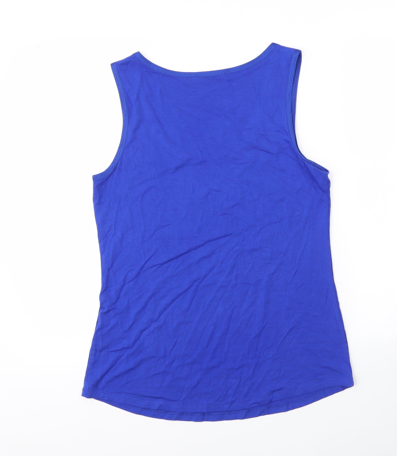 Womens UK Size M Oasis Blue Basic Blouse