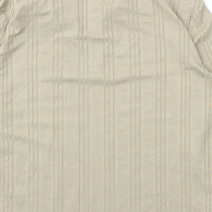 Papaya Womens Green  Cotton Basic Blouse Size 16 V-Neck