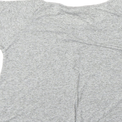 Womens UK Size 8 New Look Grey Basic Blouse