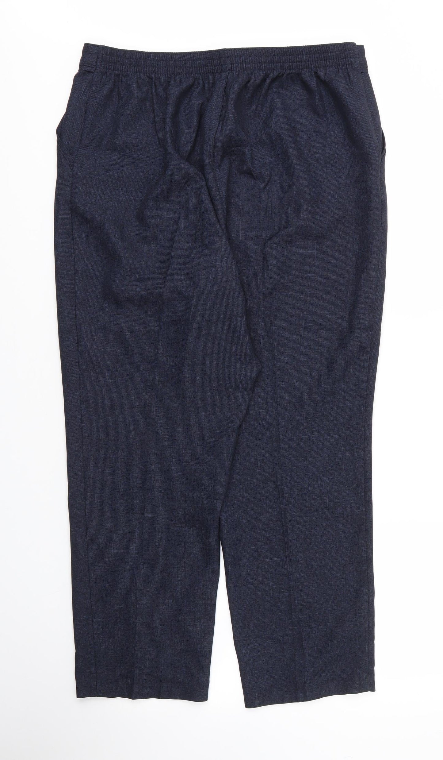 Womens UK Size 16 M&S Regular Fit  Blue Trousers
