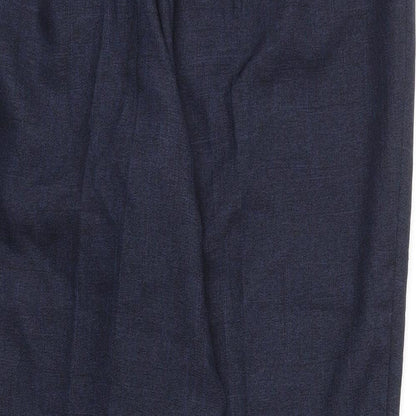 Womens UK Size 16 M&S Regular Fit  Blue Trousers