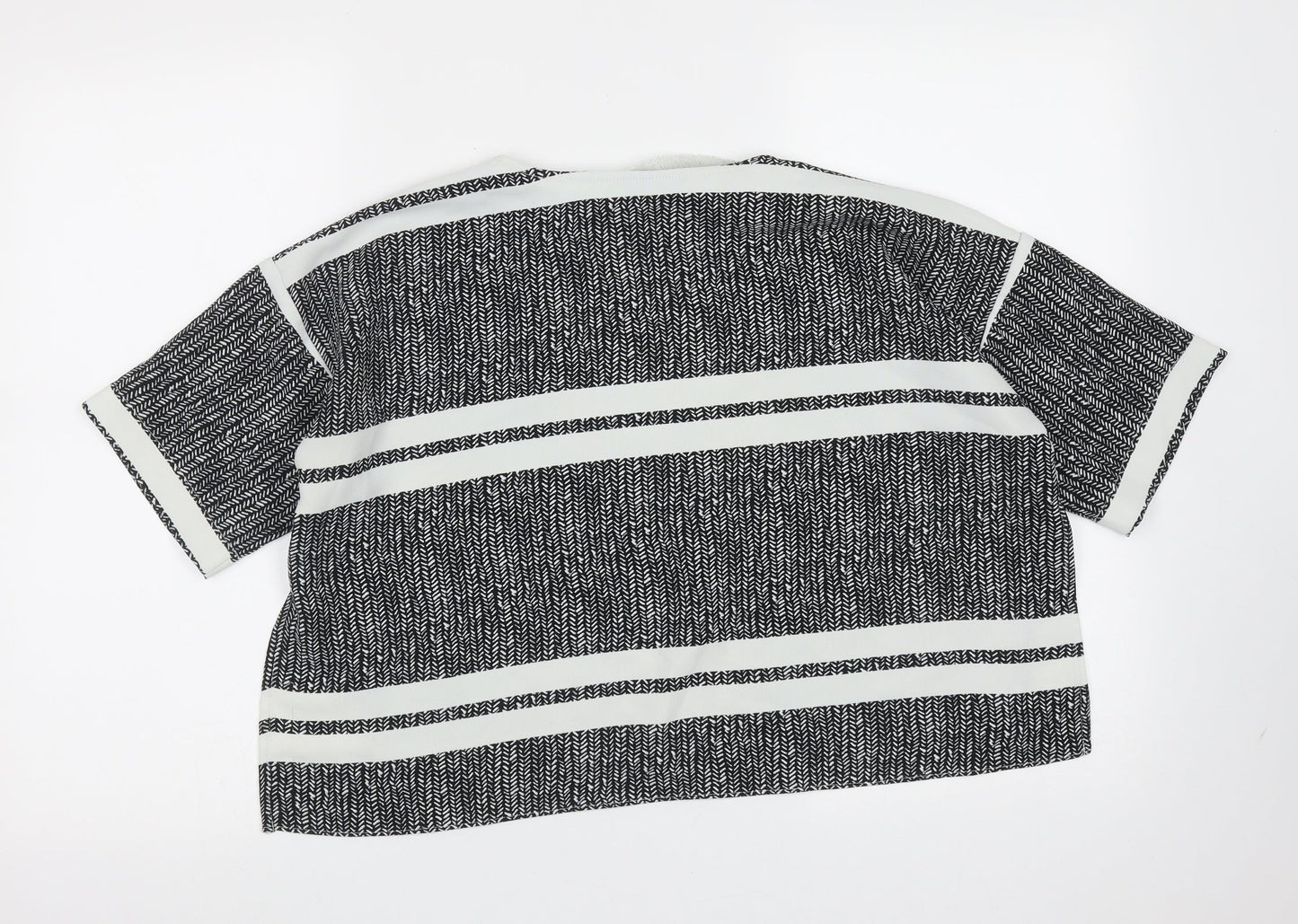 Womens UK Size 6 Topshop Black Basic T-Shirt