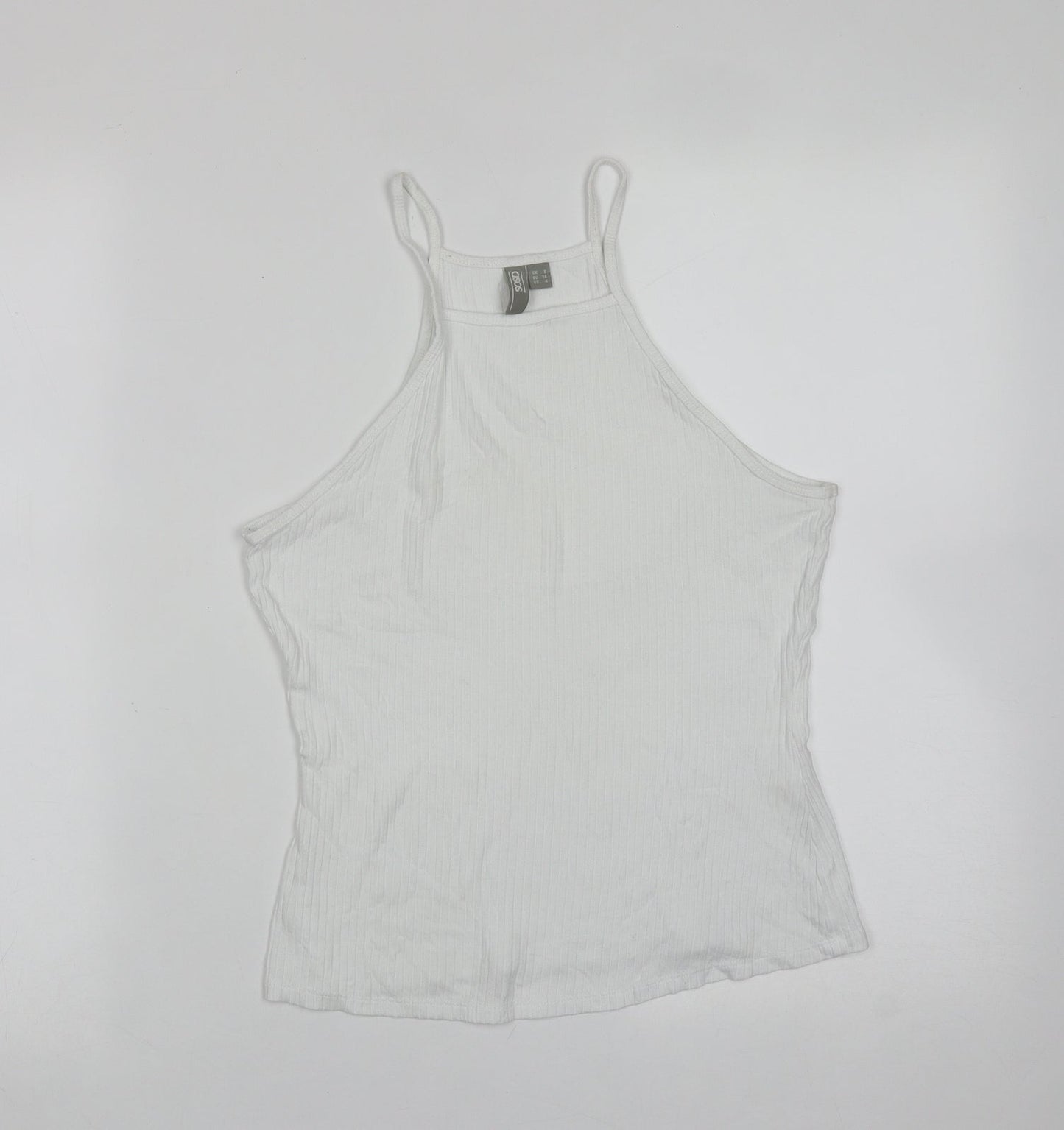 Womens UK Size 8 ASOS White Basic T-Shirt