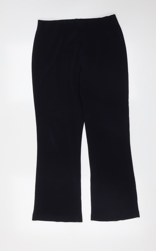 Womens UK Size 12 xe Regular Fit  Blue Trousers
