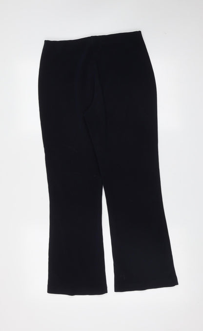 Womens UK Size 12 xe Regular Fit  Blue Trousers