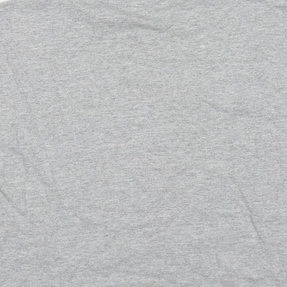 Womens UK Size S Miss Selfridge Grey Basic T-Shirt