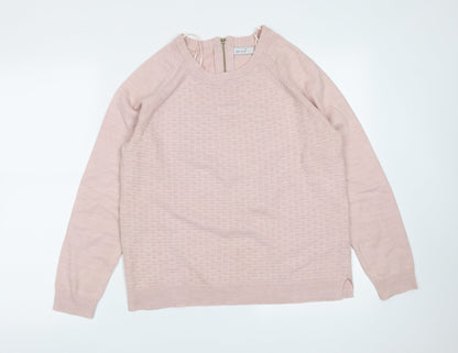 Womens UK Size 12 Marks and Spencer Pink Pullover Jumper