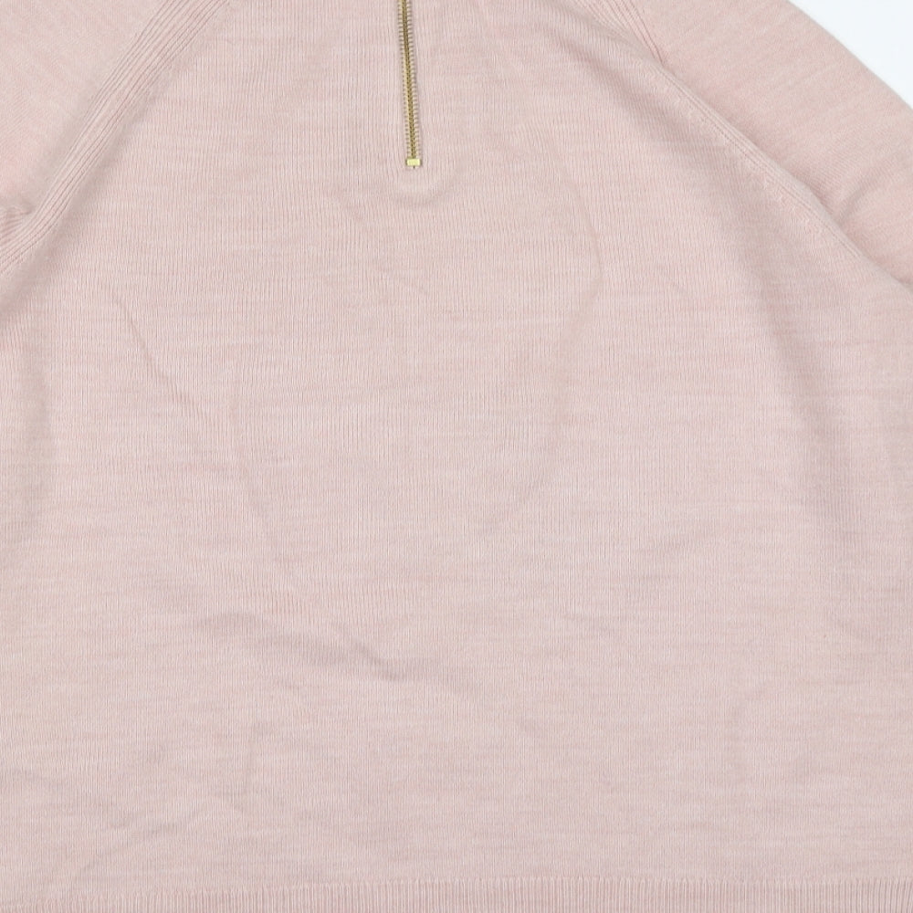 Womens UK Size 12 Marks and Spencer Pink Pullover Jumper