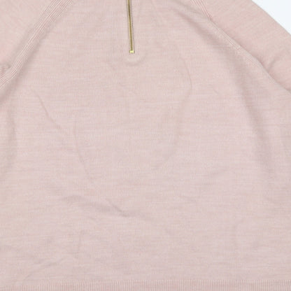 Womens UK Size 12 Marks and Spencer Pink Pullover Jumper