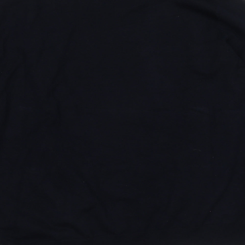 Galeries Lafayette Womens Blue Round Neck  Viscose Pullover Jumper Size M