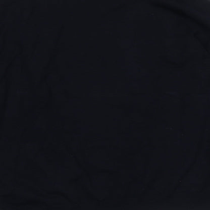 Galeries Lafayette Womens Blue Round Neck  Viscose Pullover Jumper Size M