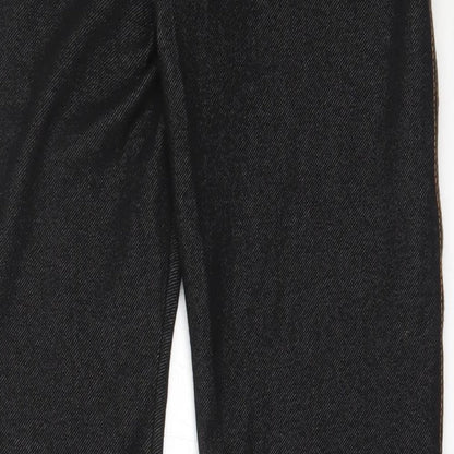 Malaika Womens Black  Cotton Skinny Jeans Size 10 L29 in Regular