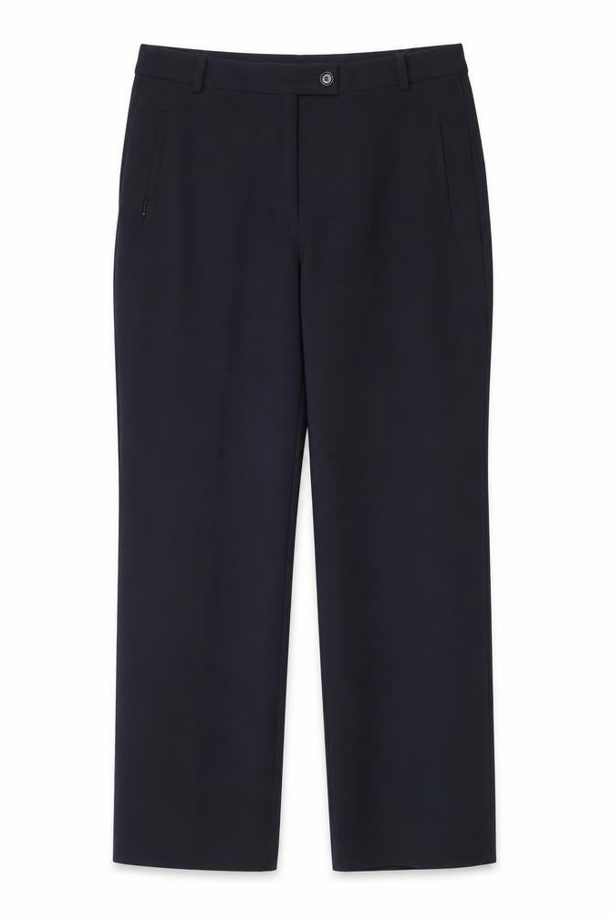 Womens UK Size 10 Marks and Spencer Regular Fit  Blue Trousers