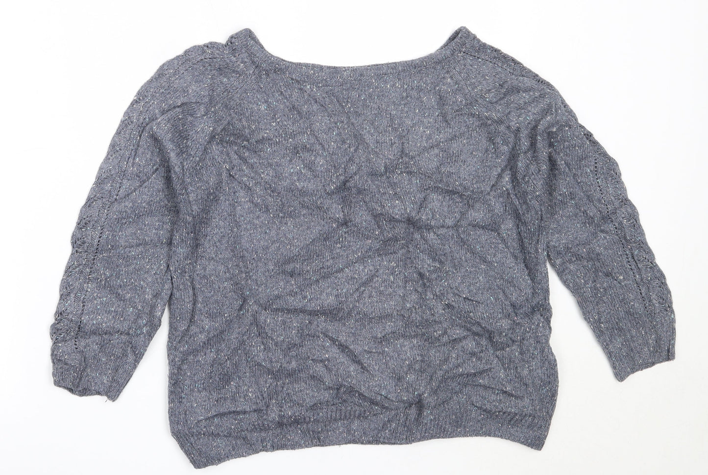 Womens UK Size 8 Marks and Spencer Blue Pullover Jumper