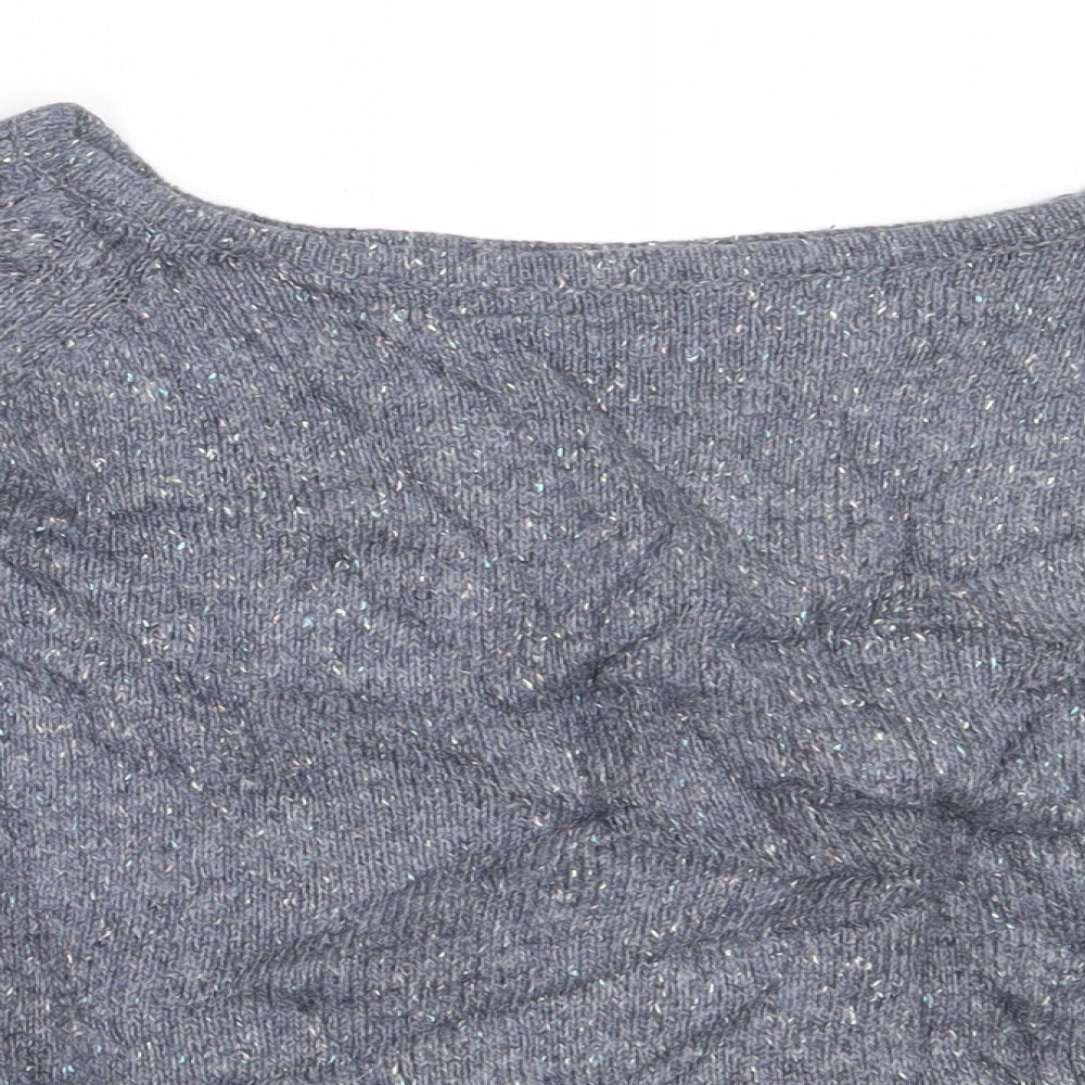 Womens UK Size 8 Marks and Spencer Blue Pullover Jumper