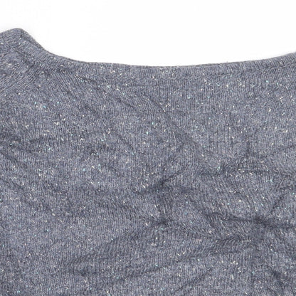 Womens UK Size 8 Marks and Spencer Blue Pullover Jumper