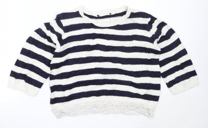 Womens UK Size 12 Dorothy Perkins Blue Pullover Jumper