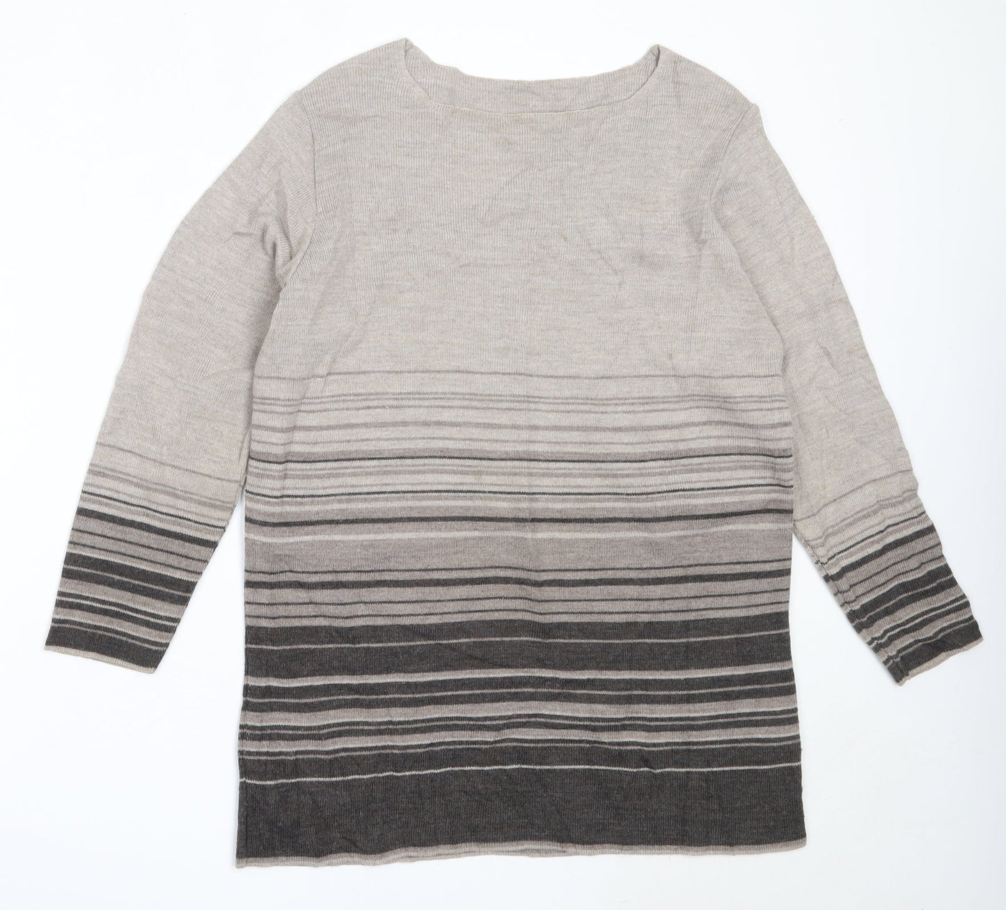 Womens UK Size 10 Marks and Spencer Brown Pullover Jumper