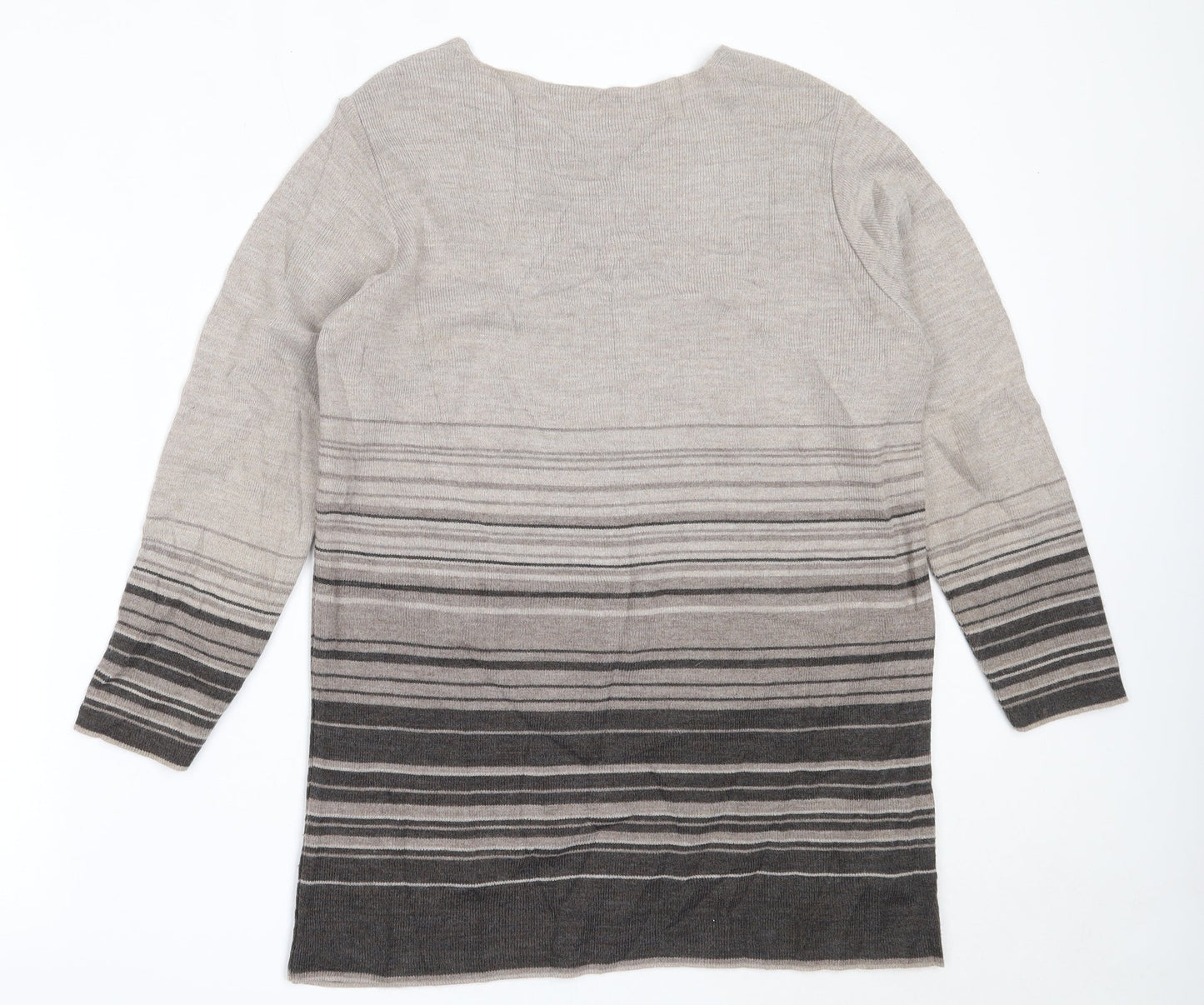 Womens UK Size 10 Marks and Spencer Brown Pullover Jumper