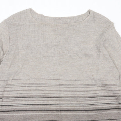 Womens UK Size 10 Marks and Spencer Brown Pullover Jumper