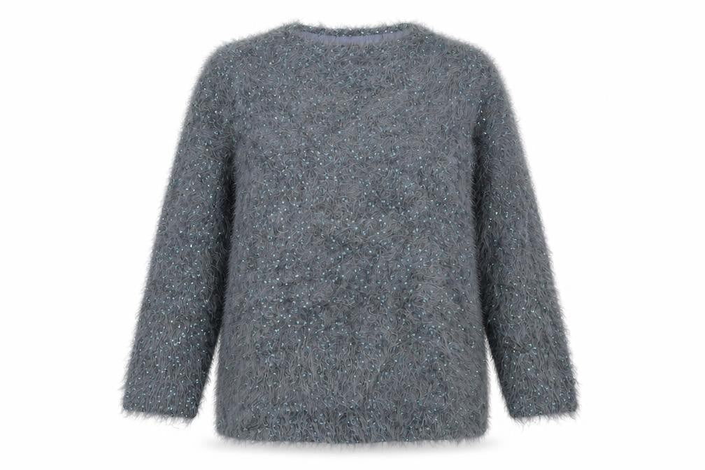 Womens UK Size 8 Marks and Spencer Blue Pullover Jumper