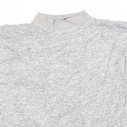 Womens UK Size 8 Topshop Grey Pullover Jumper