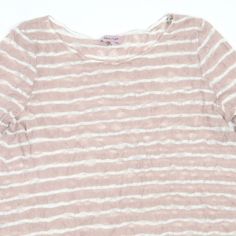 Womens UK Size 12 Phase Eight Pink Pullover Jumper