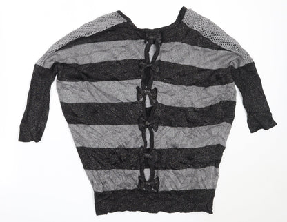 Womens UK Size M Misumi Black Pullover Jumper