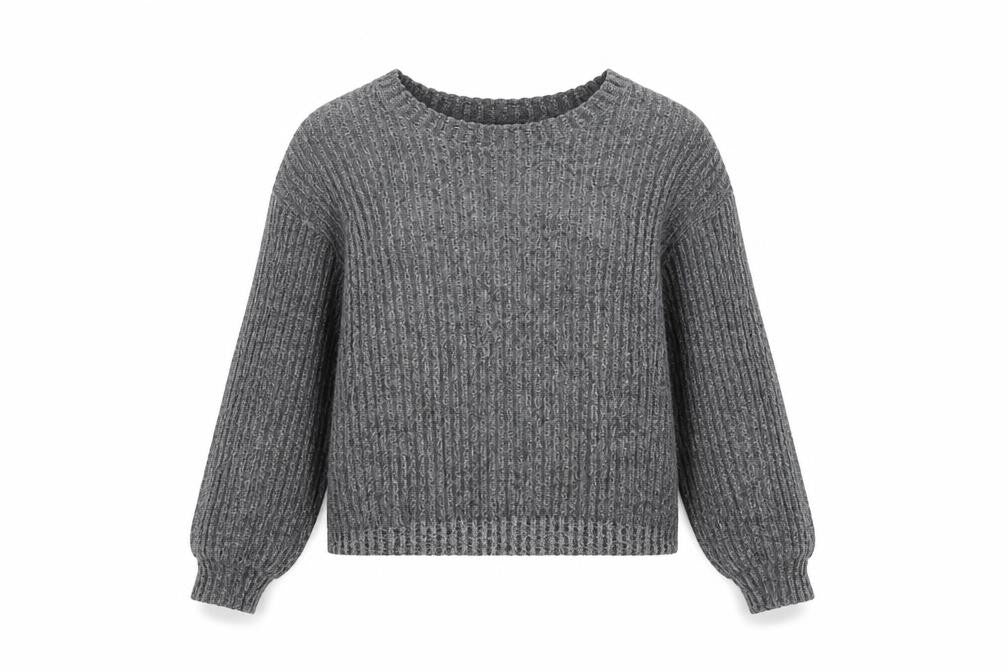 Womens UK Size S Zara Grey Pullover Jumper