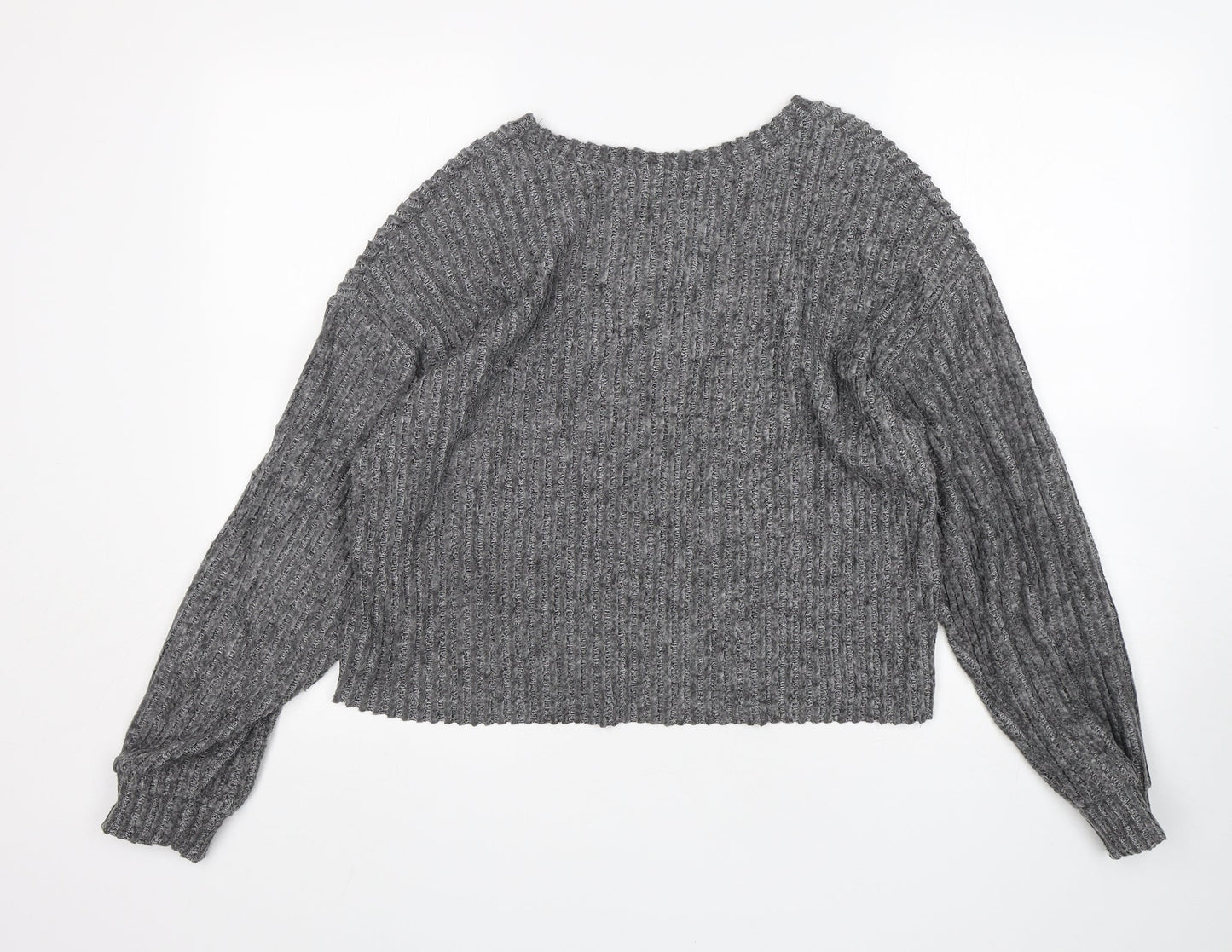 Womens UK Size S Zara Grey Pullover Jumper