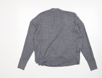 Womens UK Size 10 NEXT Grey Cardigan Jumper