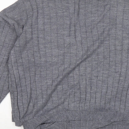 Womens UK Size 10 NEXT Grey Cardigan Jumper