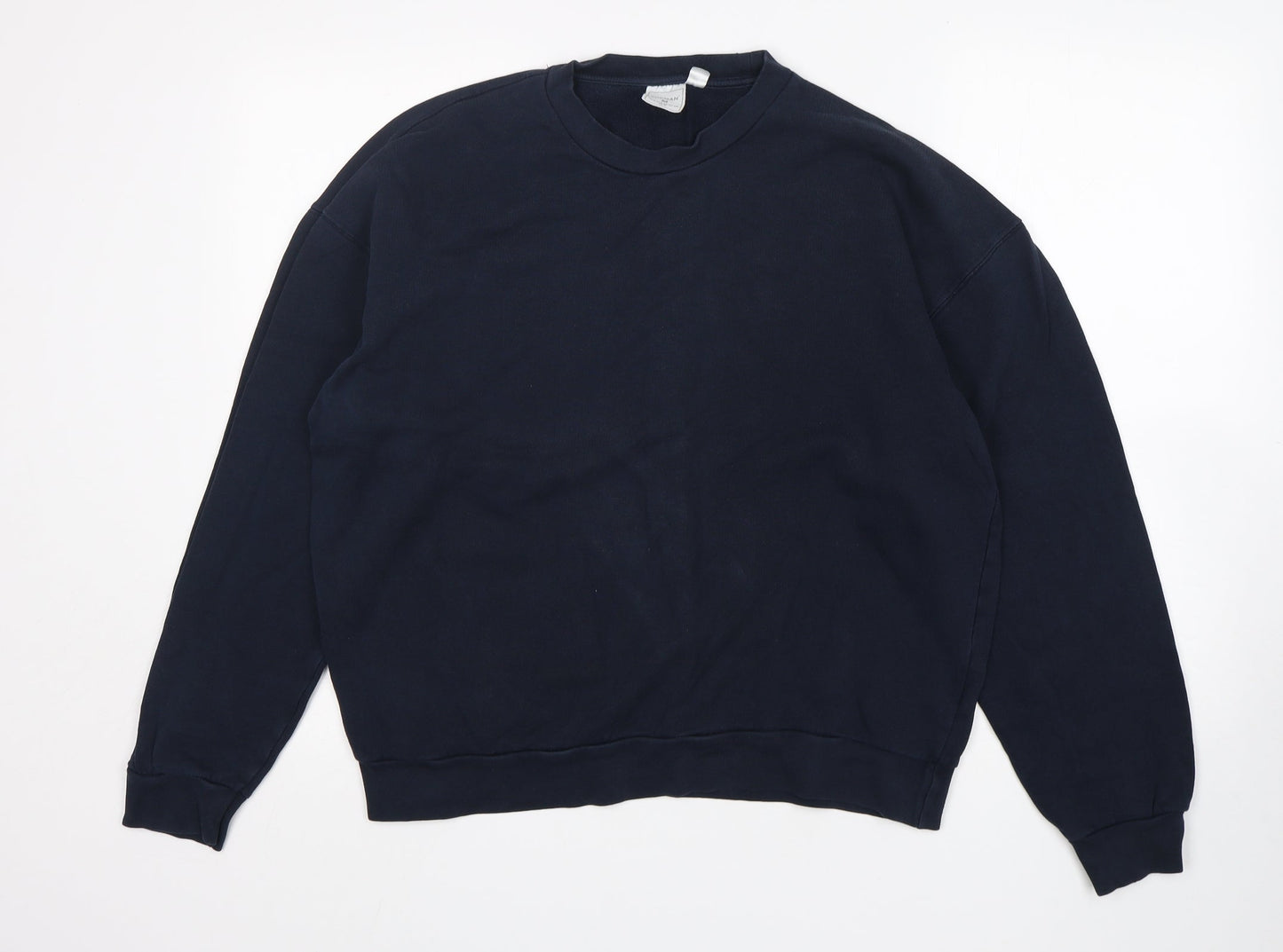 Topman Mens Blue  Cotton Pullover Sweatshirt Size M