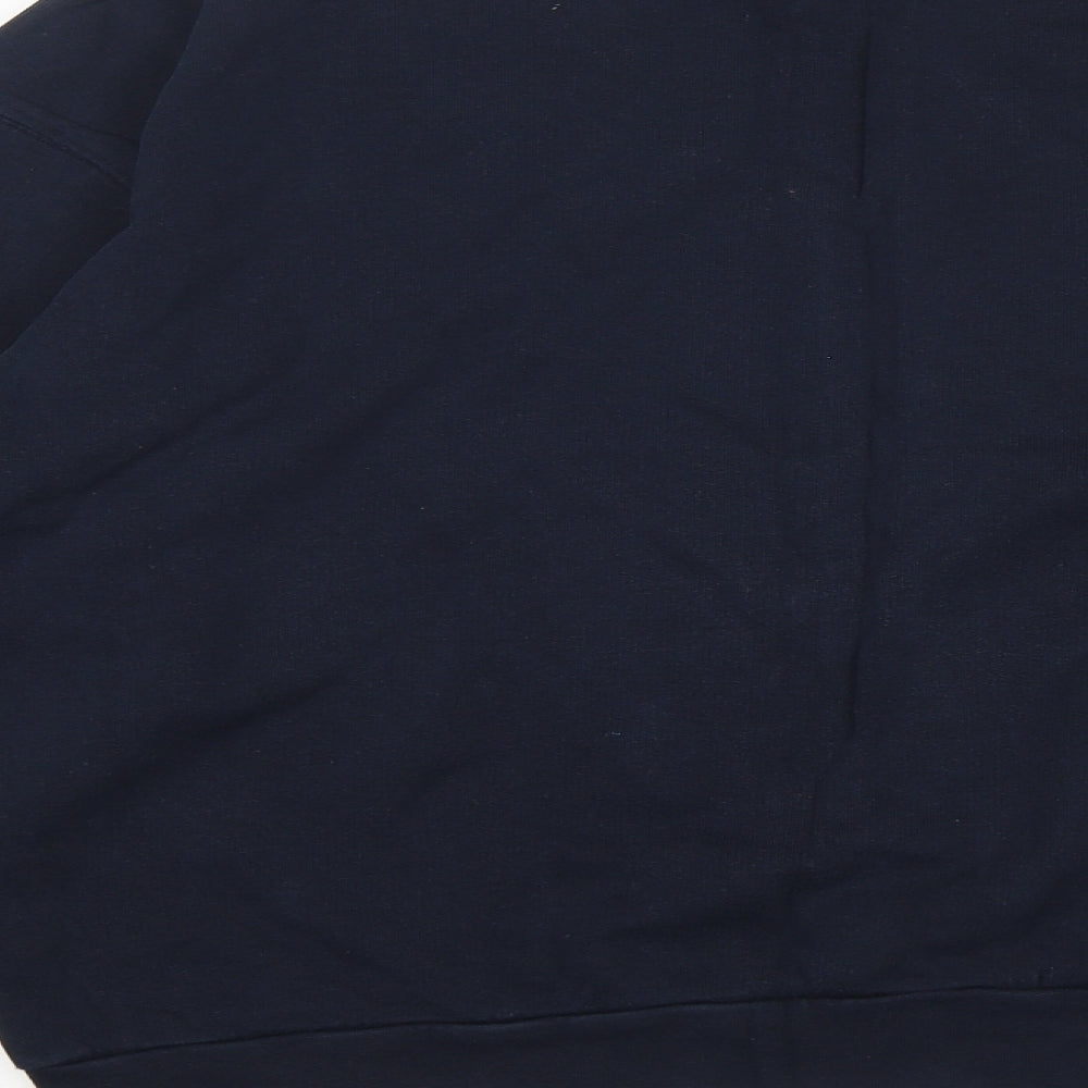 Topman Mens Blue  Cotton Pullover Sweatshirt Size M