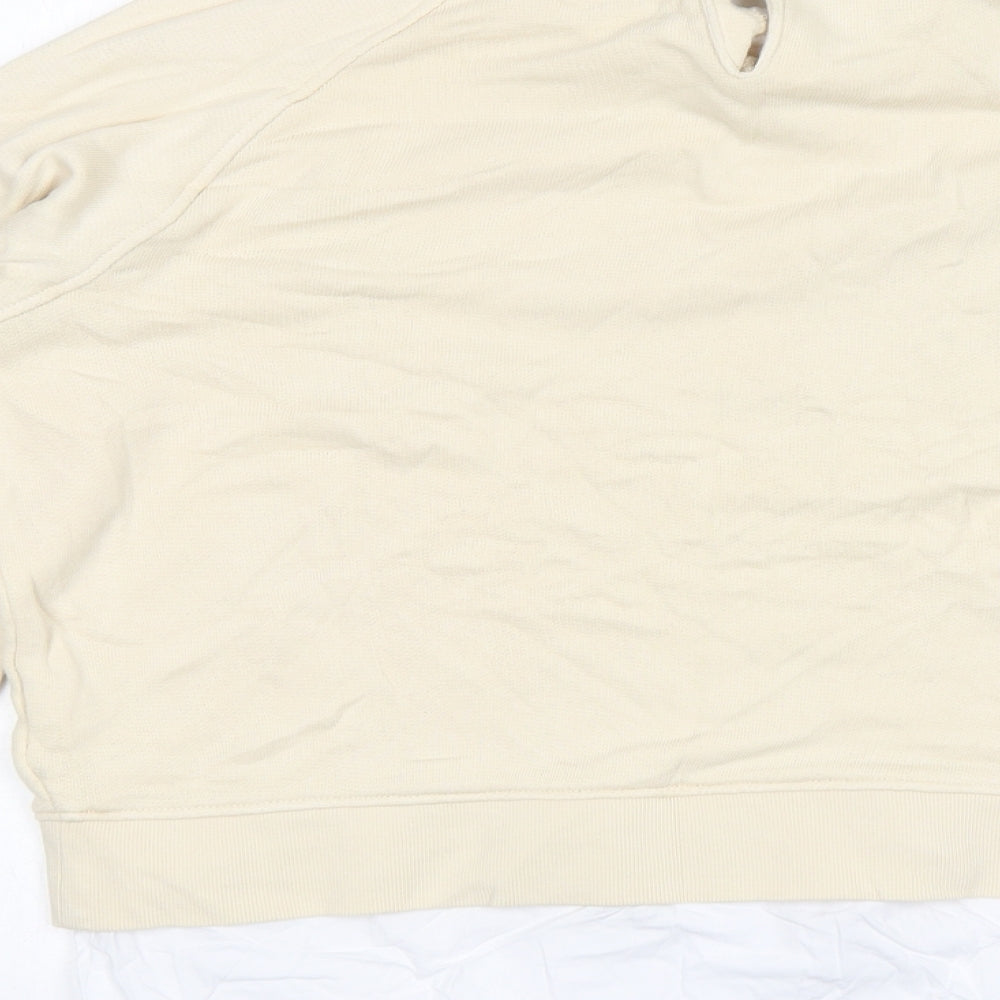 Womens UK Size M NEXT Beige Pullover Jumper