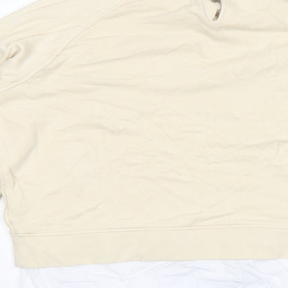 Womens UK Size M NEXT Beige Pullover Jumper